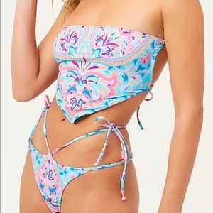 Halo skimpy strong bikini top and bottom